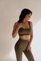 Basic Ribbed Top Olive